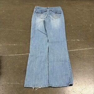Gloria Vanderbilt Jeans Women's Size 6 28" Low Rise Wide Leg Flare Y2K Vintage